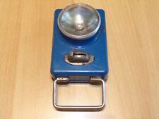 Ancienne lampe type cipel bleue ( 6,8 x 9,2 cm )