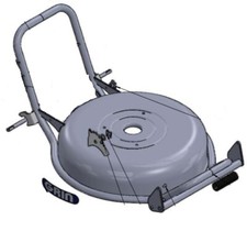 Châssis Plat Nu Pour Tondeuse