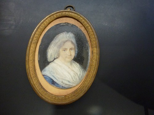 Miniature fin 18ème femme - miniature, de