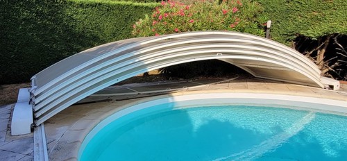 Abri piscine telescopique - abri,