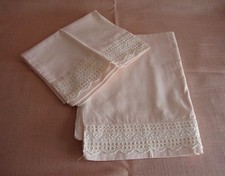 PARURE DE BERCEAU LANDAU DRAP ET TAIE BEBE