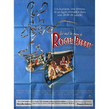 WHO FRAMED ROGER RABBIT French Movie Poster  - 47x63 in. - 1988 - Robert Zemecki