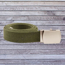 Ceinture en toile boucle chromée (30 mm