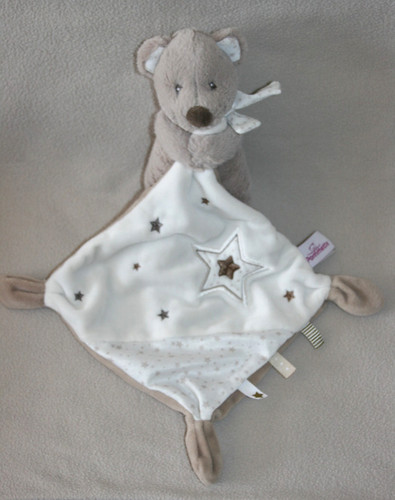 Pommette doudou ours beige - doudou,