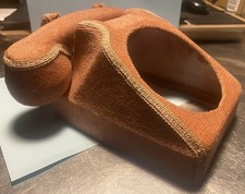 COUVRE PROTEGE TELEPHONE SOCOTEL CADRAN ANNEE 1974 VINTAGE VELOURS PASSEMENTERIE