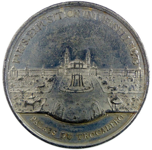 Médaille palais trocadéro - palais,