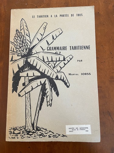 Grammaire tahitienne par - grammaire,
