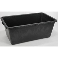 Bac À Mortier 90 L Noir Pour Plantes Seau Ciment Maçon Béton PVC