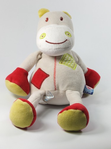 Doudou hippopotame gris - gris, cm