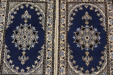 2 X Tapis Oriental Noué à la Main Naïn Auto de Sol (60 X 40 CM) Nouveau Top