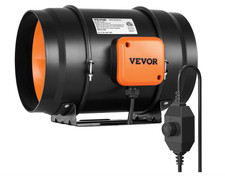 VEVOR Ventilateur de conduit en ligne, 203,2 mm, extracteur d'air silencieux