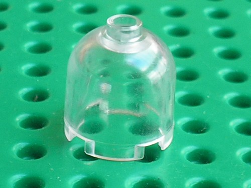 Lego clear dome ref - clear,