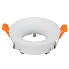 Support spot rond blanc fixe GUI0/MR16 IP20