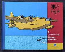 L'hydravion jaune des 7 BOULES DE CRISTAL en avion TINTIN Ed. MOULINSART 5
