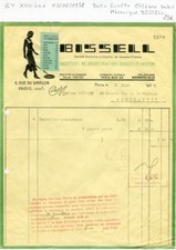 Paris XVIII ème 9 Rue Simplon - Entête Célèbre Balais Mécanique BISSELL de 1938