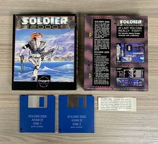 Soldat 2000 Artronic 1989 Atari St/Ste St Jeu En Boîte Testé Fonctionnel