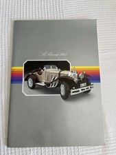 Bburago / Burago   Catalogue  1983  A4  Miniature M No Majorette Matchbox Corgi