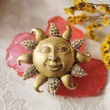 Broche Vintage Soleil Musée Des Arts Dècoratifs Paris