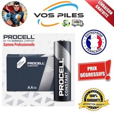 Piles Alcaline 1,5V AA LR6 MN1500 Duracell AM3 3125 mAh 77 mΩ Procell Constant