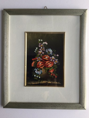 Tableau huile sur - toile, avec
