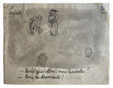 Dessin crayon Jean Effel