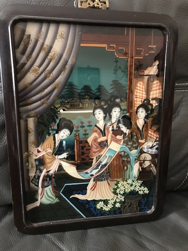 Tableau peinture fixee sous - fixee,