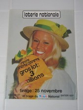 AFFICHE LOTERIE NATIONALE