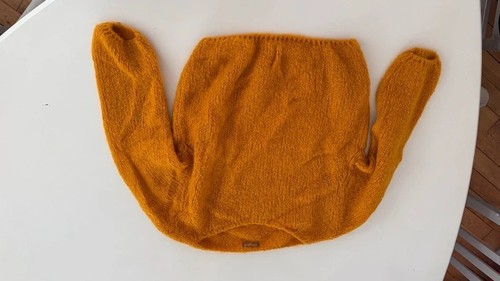 Pull mohair ocre andromeda - ocre,