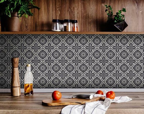 Decorative tile stickers set - decorative,