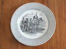 + Assiette 19è Creil &