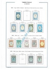 FRANCE - timbres fiscaux "de DIMENSION"  1862-1944 - Album  à imprimer soi-même