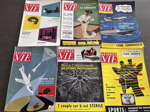 Lot revues science - science, vie