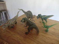 5 gr figurines dinosaures T REX, spinosaure , Acrocanthosaurus PAPO & Schleich