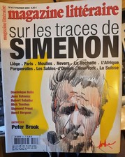 MAGAZINE LITTERAIRE n°417, 2003, sur les traces de Simenon