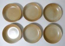 6 assiettes creuses en grès