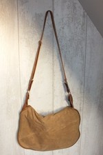 Ancienne GIBECIERE en Toile Cuir Vintage Rétro -- Chasse Gibier avec Filet