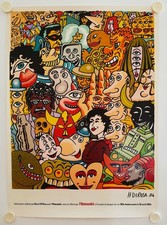Affiche HERVE DI ROSA 2004 Banquet du 100e Anniversaire de l'HUMANITE