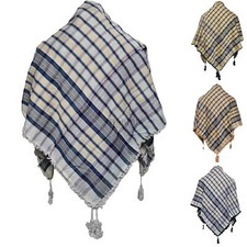 Unisexe Nombreuses Couleurs Bleu Pêche Arabe Foulard Ghutra Enveloppant Keffieh
