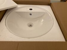 Vasque ronde 1/2 encastrée