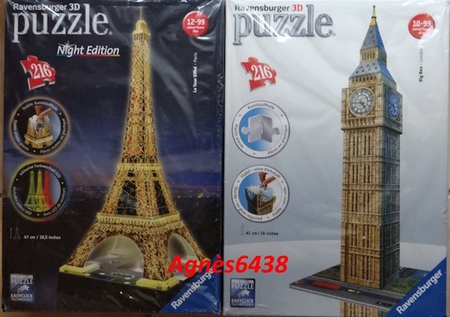 Lot puzzle tour - tour, eiffel