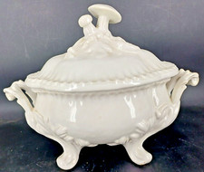 Soupiere faience blanche de - en,