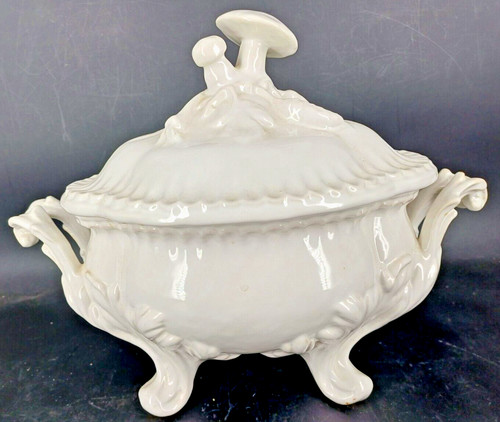 Soupiere faience blanche - en,