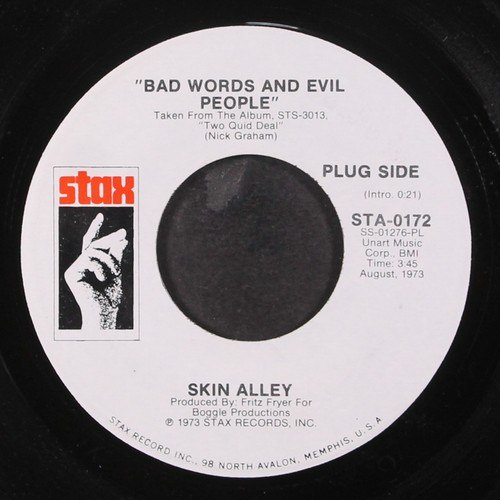 Skin alley bad words and - words, evil