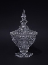 QNSQLM - Récipient En Verre Design Bonbonnière - Vintage - 15,5 Cm