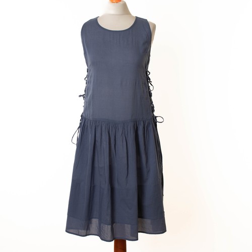 Robe sans manches bleue - , femme