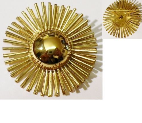 Broche bijou vintage soleil - bijou,