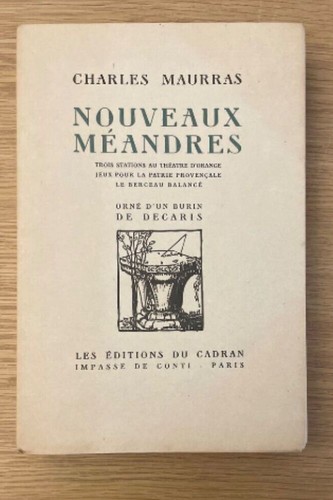 Nouveaux méandres orné un - méandres., d'un