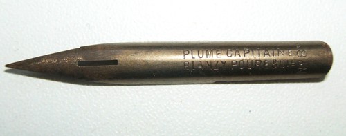 Ancienne plume capitaine - ancienne, "