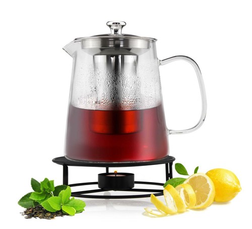 Théière avec inox tamis - théière,