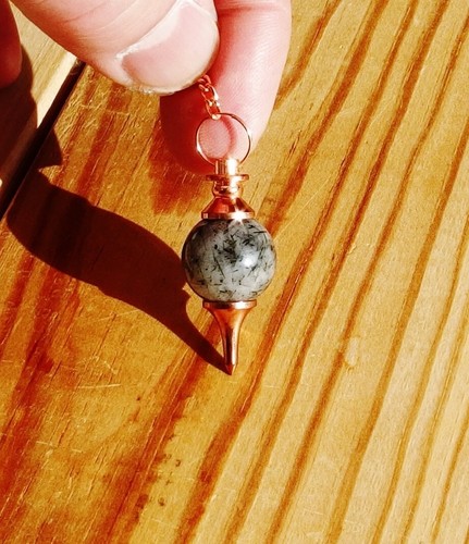 Pendule quartz rutile - *,